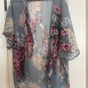 Floral Sheer Kimono